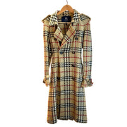Burberry Trench Coat Check Tweed Wool #10